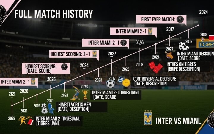 Inter Miami vs Tigres UANL Timeline: Key Matches and Moments