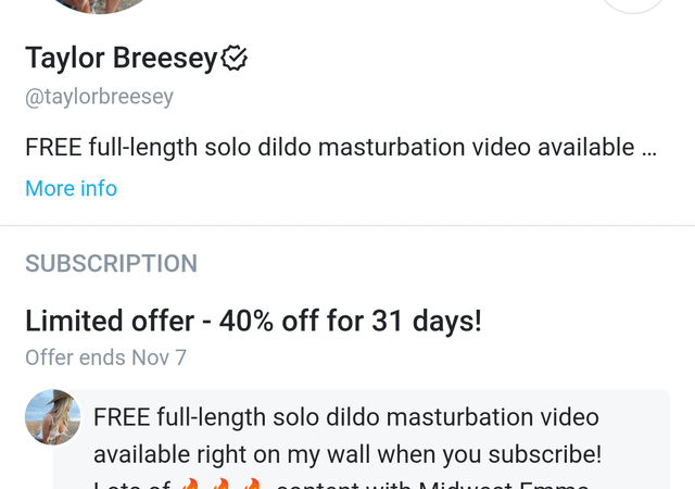 Taylor Breesey Nude: What Is Actually Confirmed Online